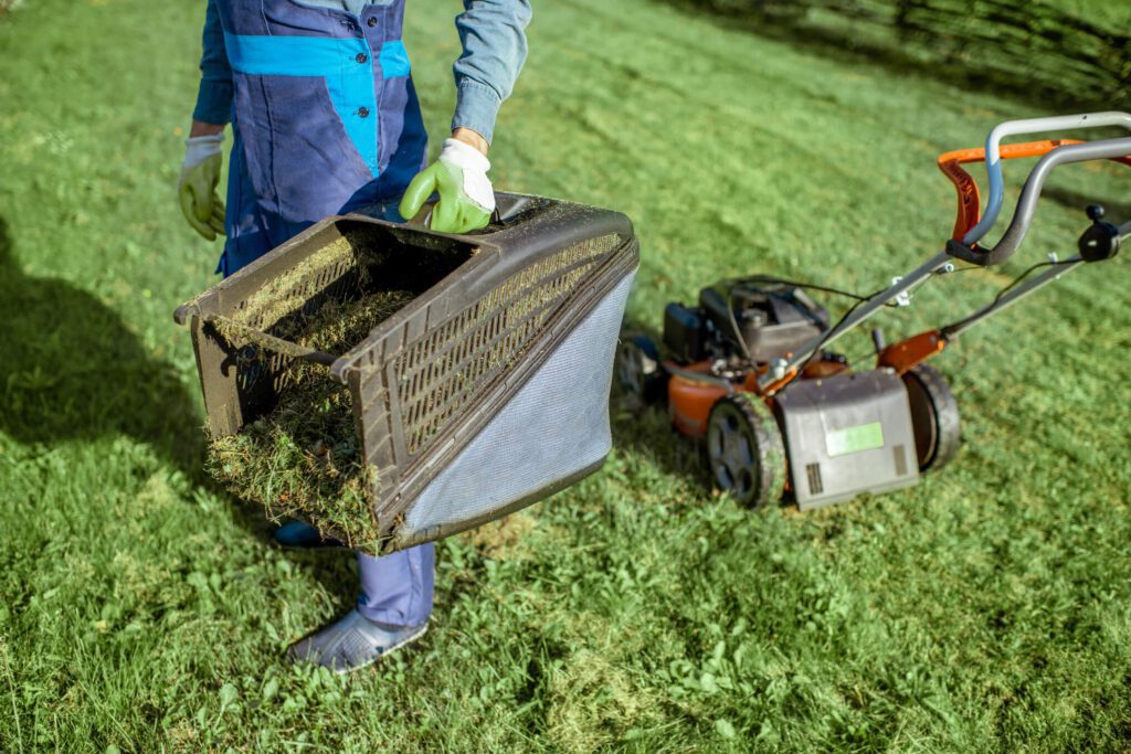 grass clipping management